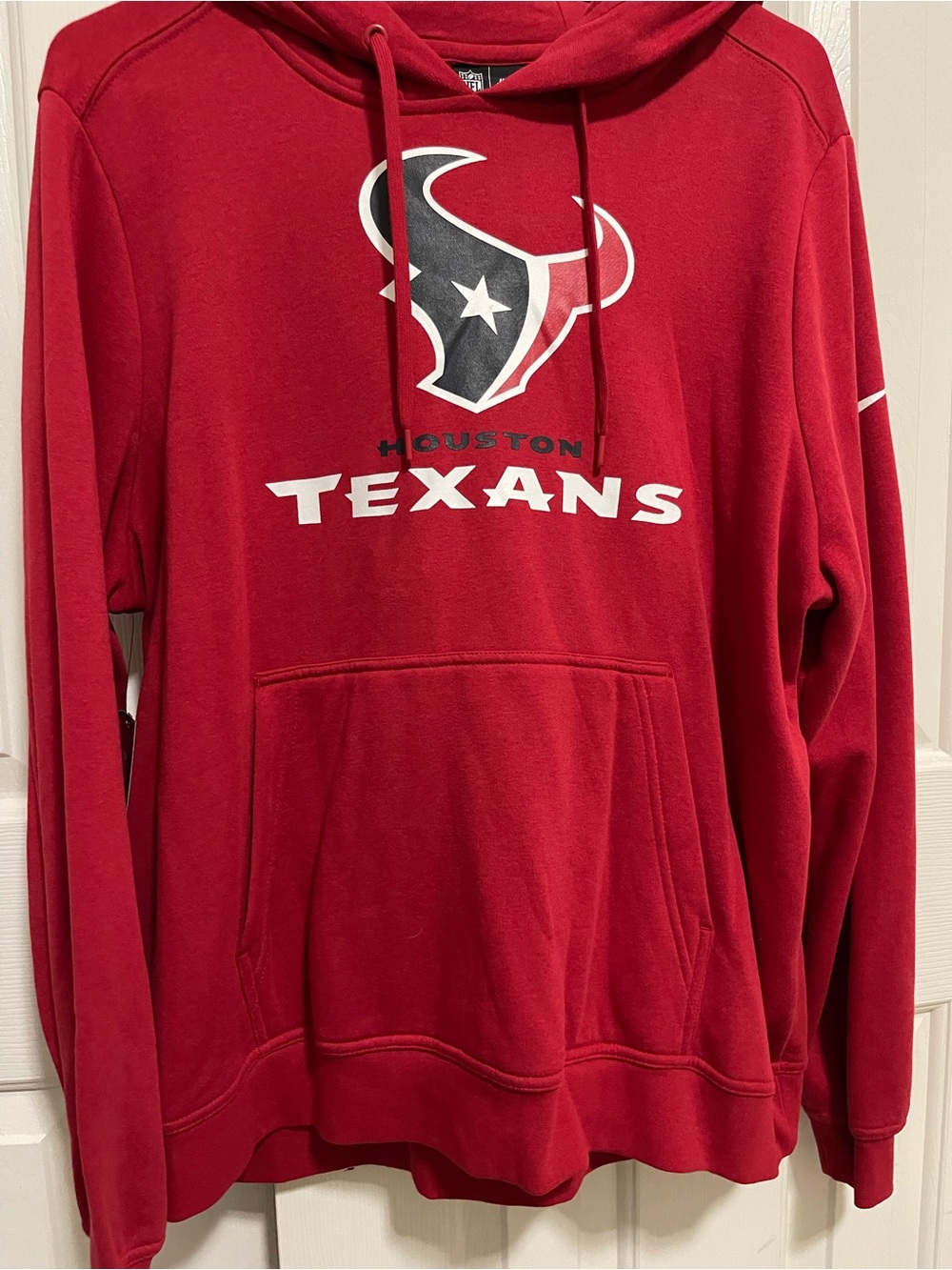 NFL Red Houston Texans Crewneck Hoodie Sweatshirt